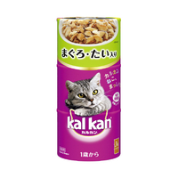 マースジャパンリミテッド ハンディ缶 1歳から まぐろ・たい入り 160g×3P カルカン KHC1ｻｲﾏｸﾞﾛﾄﾀｲ160GX3P