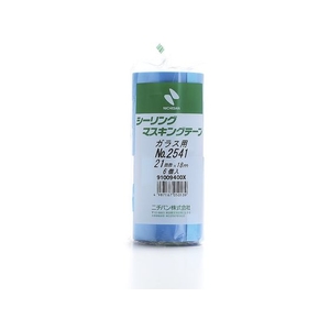 ニチバン シーリングマスキングテープ ガラス用2541H 21mm×18m 6巻 FC676GH-4444400-イメージ4
