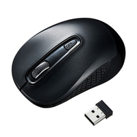 エディオンネットショップ サンワサプライ Mawbl41bk ワイヤレスブルーledマウス ブラック