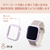 エレコム Apple Watch Series 9(41mm)用&me ハードバンパー ラバーコート ラベンダー AW-23BBPPRPU-イメージ6
