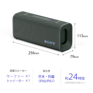 SONY ワイヤレスポータブルスピーカー フォレストグレー SRS-ULT30 H-イメージ2