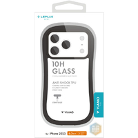 MSソリューションズ iPhone 17 Pro用耐傷・耐衝撃ハイブリッドケース 「ViAMO freely」 ダークグレー LN-IP25VMFGY