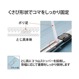 プラス キャリア・パスポート フラットファイル 児童生徒 ロイヤルブルー FCP3051-91381/No.021CP-イメージ7