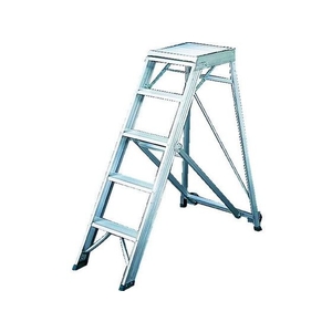 トラスコ中山 折りたたみ式作業用踏み台 高さ1.50m FC211HF-1157856-イメージ1