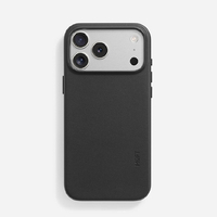 MOFT iPhone17 Pro Max用 レザーケース MOFT MOVAS ジェットブラック MD020-1-I17PM-JTBK