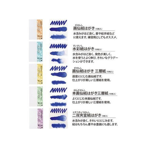 あかしや 画仙紙はがき 10枚入り FCP1862-AO-20L-イメージ4