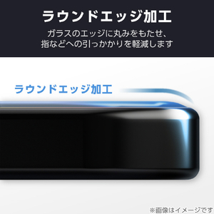 エレコム iPhone 16用ガラスフィルム 超強靭 ゴリラ 0．21mm ブルーライトカット PM-A24AFLGHOBL-イメージ10