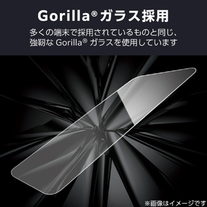エレコム iPhone 16用ガラスフィルム 超強靭 ゴリラ 0．21mm ブルーライトカット PM-A24AFLGHOBL-イメージ8
