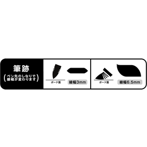 ぺんてる ノックル ボードにフィット ソフト丸芯 青 F127871-EMWL5BF-C-イメージ2