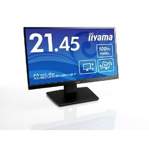 マウスコンピューター 21．45型  IPS方式 フルHD 昇降液晶ディスプレイ iiyama ブラック XUB2293HSU-B7-イメージ4