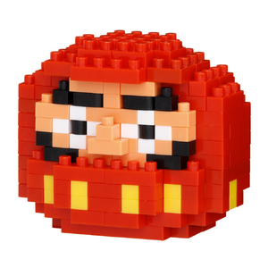 カワダ ナノブロック だるま 赤 ナノブロック だるま 赤 ﾅﾉﾌﾞﾛﾂｸNBC208ﾀﾞﾙﾏｱｶ-イメージ1