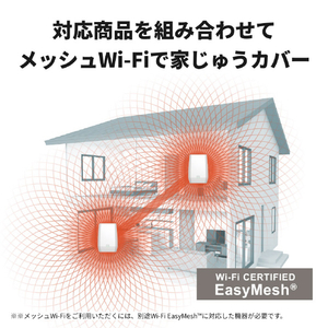 バッファロー 無線LAN親機 11ax/ac/n/a/g/b 2401+573Mbps AirStation ホワイト WNR3000AX4-イメージ5