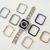 GAACAL Apple Watch Series 7-8 [41mm]用メタリックフレーム グレー W00114GY5-イメージ4
