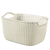 藤栄 スクエアバスケット 8L Knit ホワイト ﾆﾂﾄｽｸｴｱﾊﾞｽｹﾂﾄ8Lﾎﾜｲﾄ-イメージ1