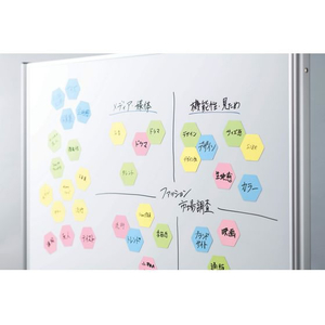 ライオン事務器 六角マグネットシート 4色パック 各色10枚 )MS-640 FC006SJ-28364MS-640-イメージ6