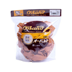 共和 輪ゴム オーバンド 透明袋 #40 アメ 500g FC867SZ-GNA-N-005-イメージ1