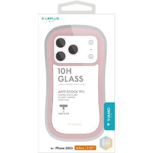 MSソリューションズ iPhone 17 Pro用耐傷・耐衝撃ハイブリッドケース 「ViAMO freely」 ダスティピンク LN-IP25VMFPK-イメージ1