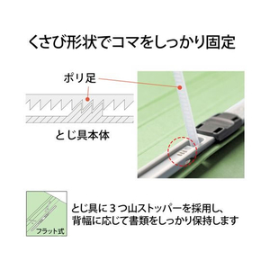 プラス キャリア・パスポート フラットファイル 児童・生徒用 グリーン FCP3053-91386/No.021CP-イメージ7