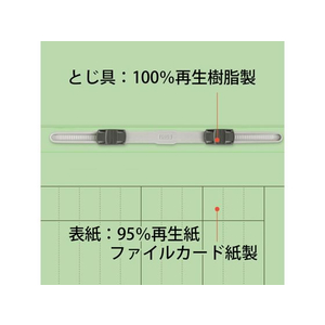 プラス キャリア・パスポート フラットファイル 児童・生徒用 グリーン FCP3053-91386/No.021CP-イメージ9