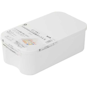 リバティーコーポレーション やわらか 収納ボックス フタ付 S ホワイト FCF940M-LD-476-イメージ2