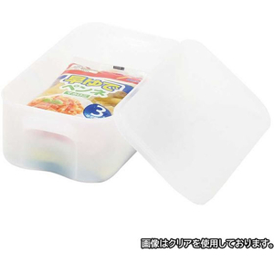 リバティーコーポレーション やわらか 収納ボックス フタ付 S ホワイト FCF940M-LD-476-イメージ3
