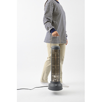 BRUNO BOE077-CGY カーボンヒーター Nostal Stove wide |エディオン