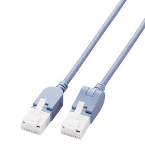 エレコム スイングコネクターLANケーブル(Cat6A準拠)1．0m ブルー LD-GPATWV/BU10-イメージ2