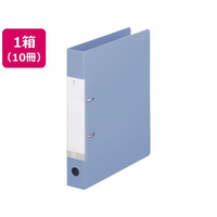 リヒトラブ D型リングファイル A4タテ 背幅46mm 水 10冊 FCG618U-G2230-14