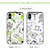 Happymori iPhone XS/X用背面ケース Card slide French Cafe ブルー HM14458I58-イメージ9