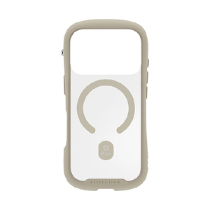 Ｈａｍｅｅ iPhone18 Pro/17 Pro用 MAGSYNQ強化ｶﾞﾗｽｸﾘｱｹｰｽ IFACE REFLECTION ベージュ 41-194588-イメージ1