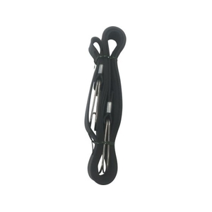 ユタカメイク ゴム チューブロープ 20mm×2m(広口フック) ブラック2202 FC793GC-3677702-イメージ1