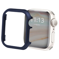 GAACAL Apple Watch Series 1-3 [38mm]用メタリックフレーム ネイビー W00114N1