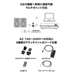 オーディオテクニカ パワードブックシェルフスピーカー AT-SP3X WH-イメージ9