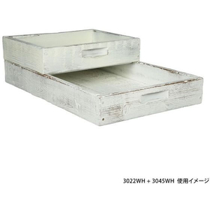 パックスタイル ヴィンテージBOX 3045 WH ホワイト 6個 FC295SH-00651026-イメージ3