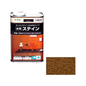 アサヒペン 水性ステイン 1L ウォルナット FC218PP-イメージ1