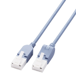 エレコム スイングコネクターLANケーブル(Cat6A準拠)10．0m ブルー LD-GPATWV/BU100-イメージ2