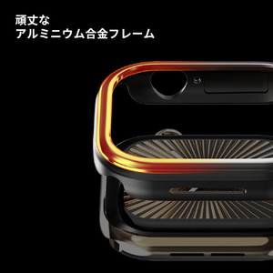 araree Apple Watch Ultra 49mm AMY デュアルレイヤーケース ガンメタル AR27459AW-イメージ8