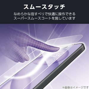 エレコム iPhone 16用ガラスフィルム ゴリラ 0．21mm ブルーライトカット PM-A24AFLGOBL-イメージ9