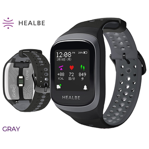 HEALBE スマートウォッチ GoBe3 ブラック/グレー HGB3BKGY-イメージ1