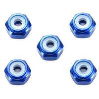 タミヤ ミニ四駆特別企画(パーツ) 2mmアルミロックナット(ダークブルー5個) T95459ﾛﾂｸﾅﾂﾄGOLD2ﾐﾘDﾌﾞﾙ-