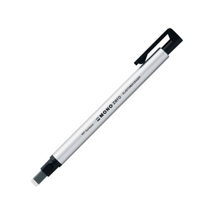 トンボ鉛筆 ホルダー消しゴム モノゼロ 角型 シルバー FC15956-EH-KUS04-イメージ1