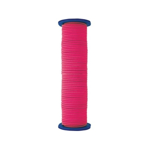 シンワ測定 ゴム水糸 リール巻 蛍光ピンク3mm30m FC925JK-8164600-イメージ1