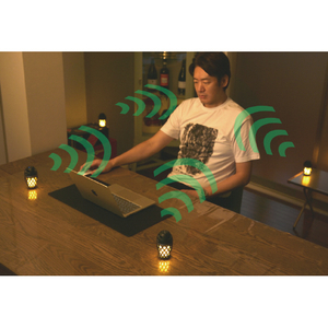 BOOS Bluetoothスピーカー 響炎 ブラック HNB-WKS-BK-イメージ13