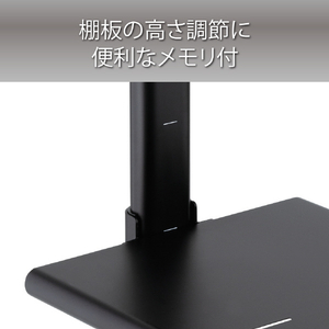 ハヤミ ～65V型対応 ディスプレイスタンド HAMILEX・PL-3000series ブラック PL-3116B-イメージ5