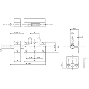 丸喜金属本社 新型丸棒ラッチ FC257FU-1953684-イメージ3
