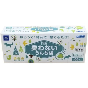 宇部フィルム Pet 臭わないうんち袋 SSサイズ 100枚入 FC253SS-イメージ1