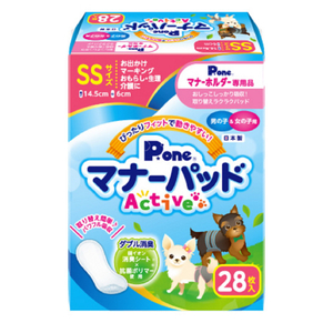 第一衛材 マナーパッド Active SSサイズ 28枚入 P.one ﾏﾅ-ﾊﾟﾂﾄﾞACTIVESS-イメージ1