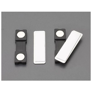 エスコ バッジホルダー マグネット式 2個 45×13×4mm FCZ7812-EA781GB-81-イメージ1