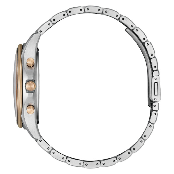 シチズン 光発電エコ・ドライブ電波時計 エクシード ベージュ BY1026-65A 月齢自動計算機能 パワーセーブ作動時 スーパーチタニウム ライトシルバー色 0mm