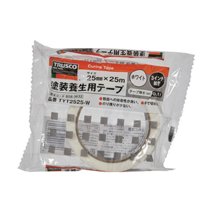 トラスコ 塗装養生用テープ　ホワイト　２５Ｘ２５ TRUSCO　塗装養生テープ TYT2525-W-イメージ2